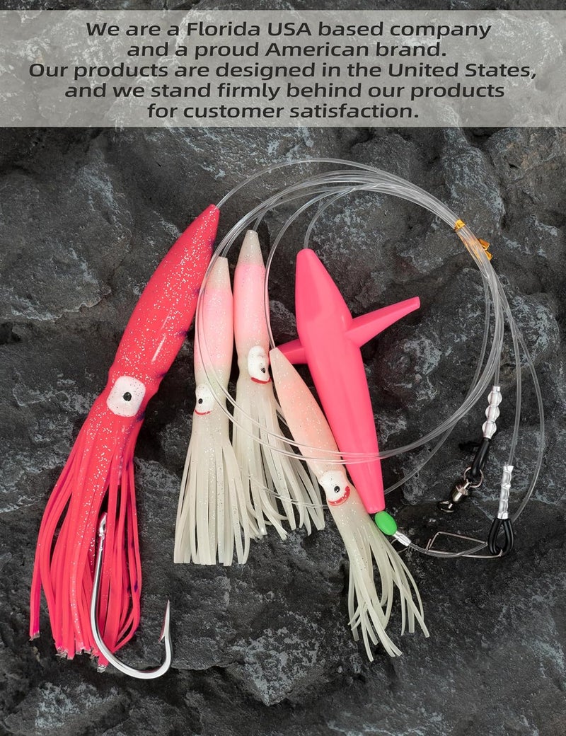 BLUEWING Fishing Daisy Chain Big Game Bulb Squid Trolling Bird Tuna Lures Fish Teasers for Marlin Sailfish - Image 2